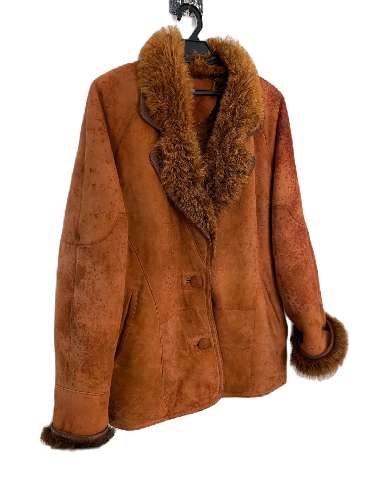 Other RED COMFORT SHEEPSKIN COAT DOUBLE POCKET FUR JACKET Size L / US 10 / IT 46 - 2 Thumbnail