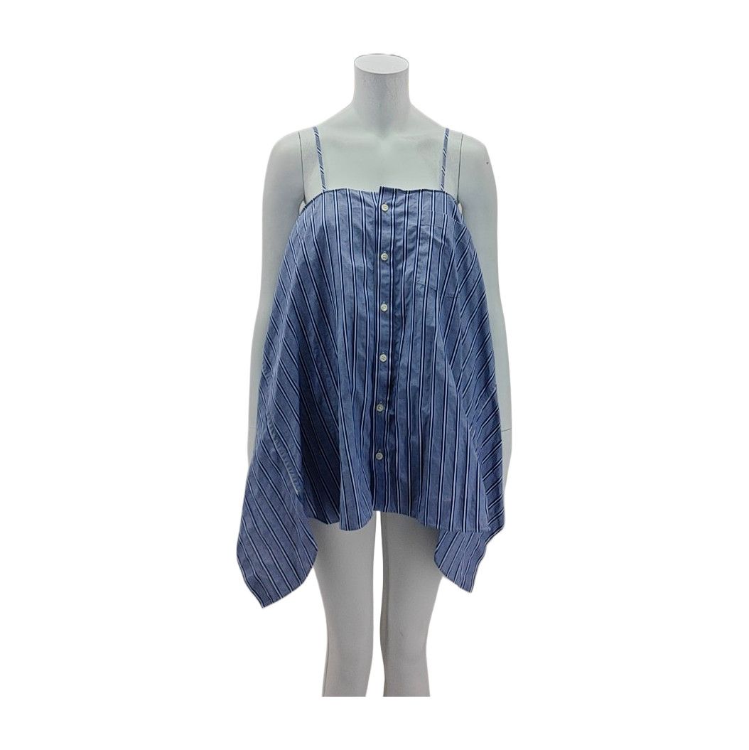 Balenciaga Balenciaga Striped Cotton Tank Top Size 36 Size XS / US 0-2 / IT 36-38 - 1 Thumbnail