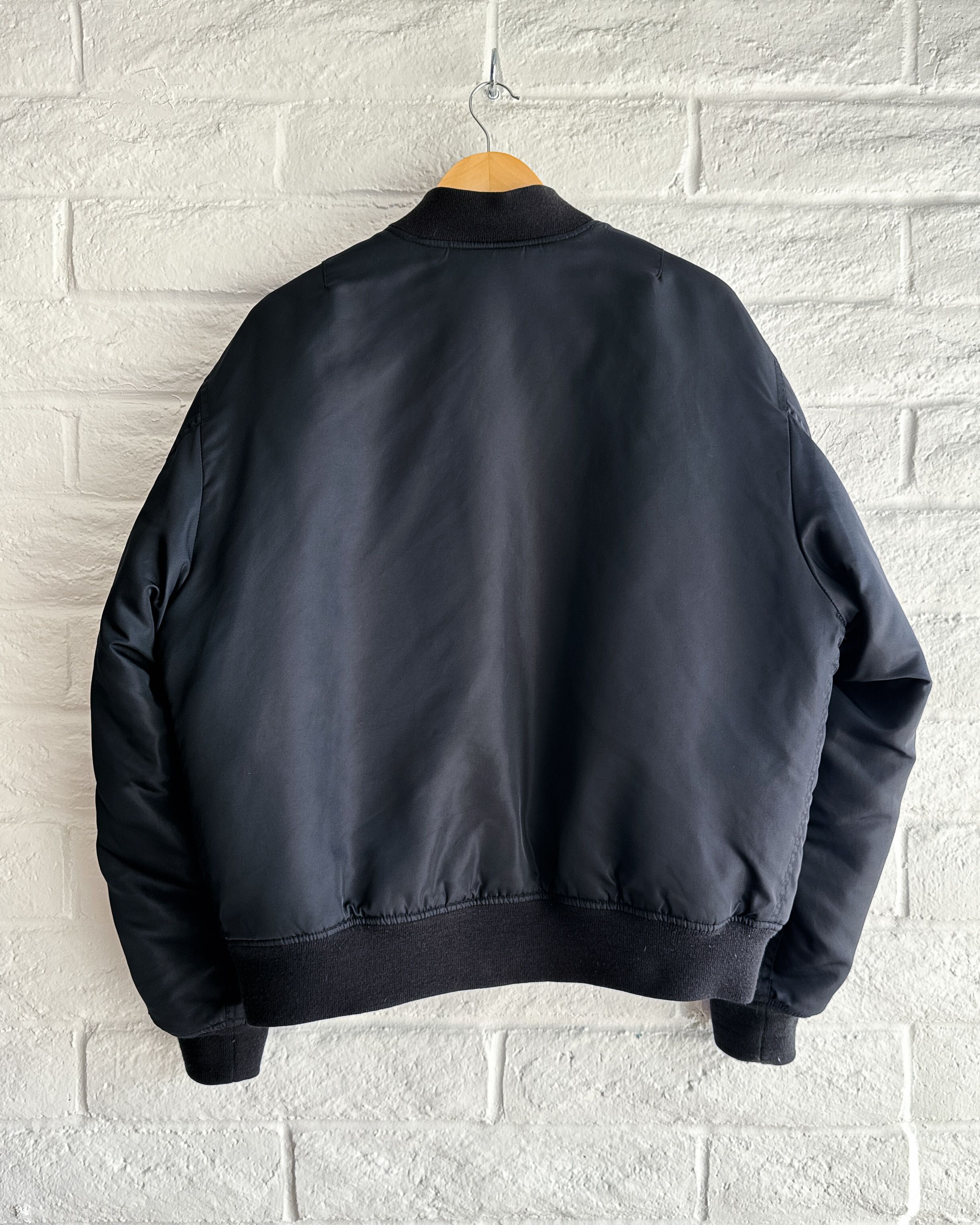 Vintage Vintage 90s Rothco MA-1 Bomber Jacket Black Nylon Men's XL Size US XL / EU 56 / 4 - 6 Thumbnail