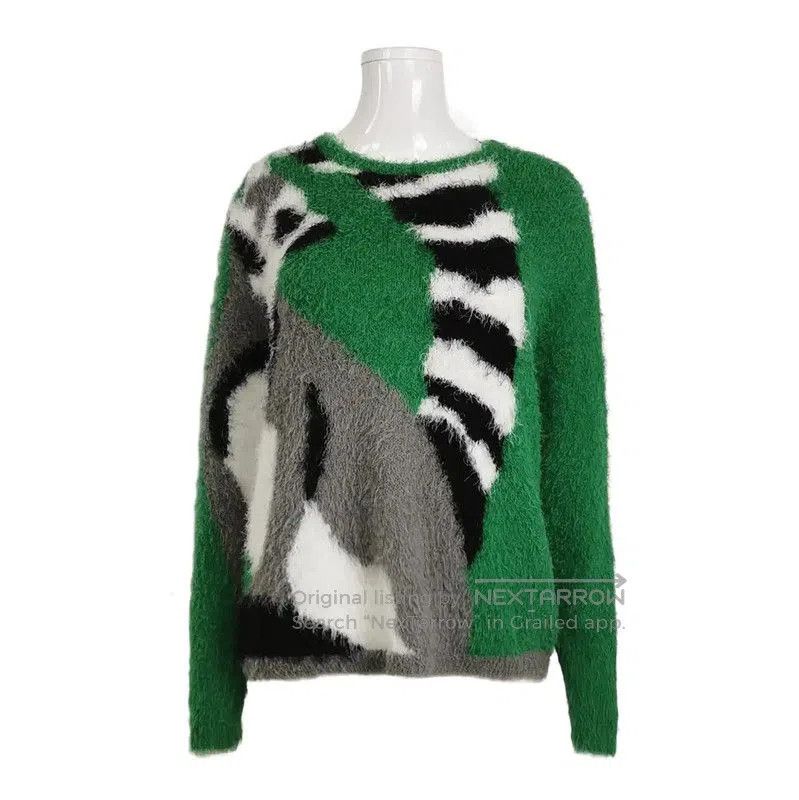 Max Mara MaxMara Color-Block Knit Sweater for Women . Size XL / US 12-14 / IT 48-50 - 1 Thumbnail