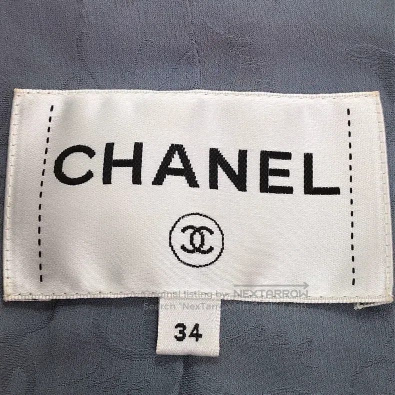 Chanel Chanel 17B yellow-gray tweed knitted belt jacket Size XXS / US 00 / IT 34 - 5 Thumbnail