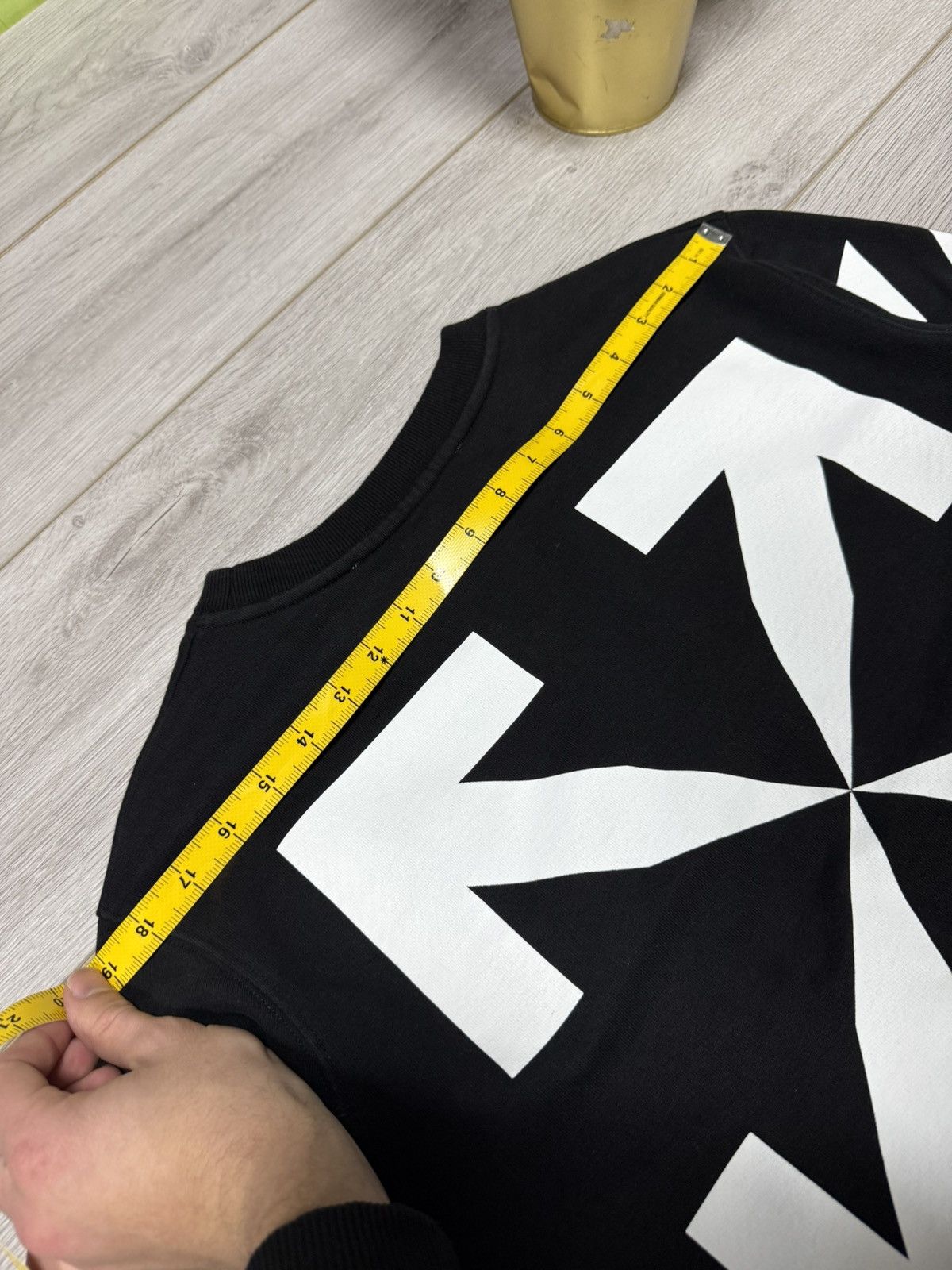 Off-White Off-White Mona Lisa tapes arrows sweatshirt Size US XS / EU 42 / 0 - 16 Thumbnail