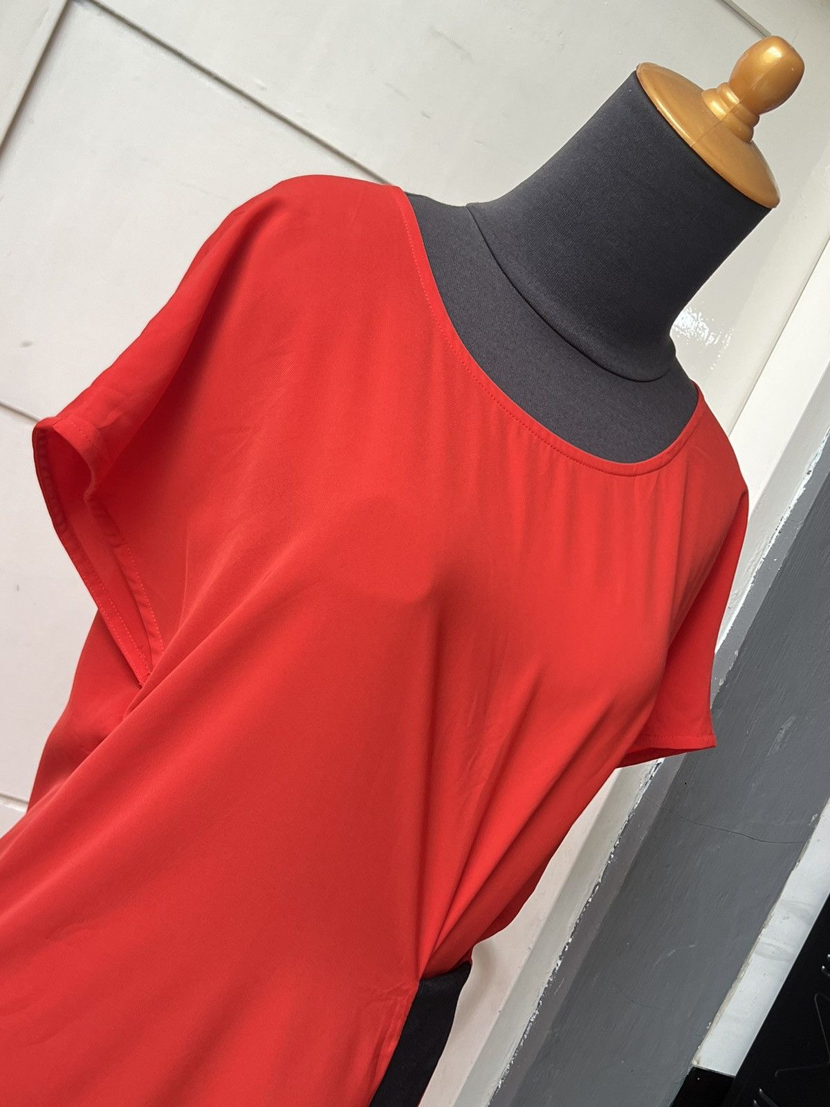 Fendi Fendi Red Midi Dress Size XS / US 0-2 / IT 36-38 - 9 Thumbnail