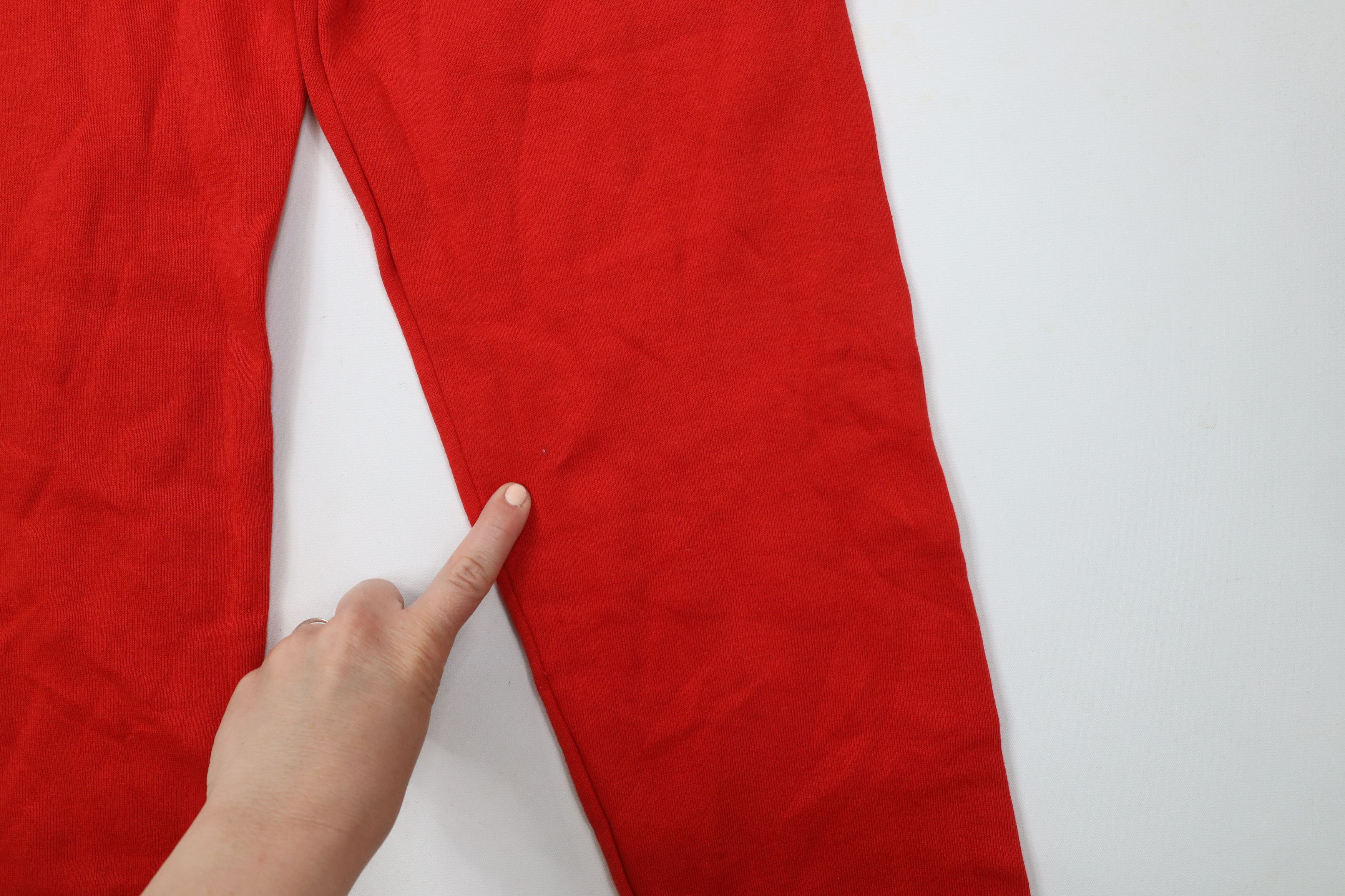 Vintage Vintage 90s Streetwear Sweatpants Joggers Pants Red USA Size US 32 / EU 48 - 5 Thumbnail