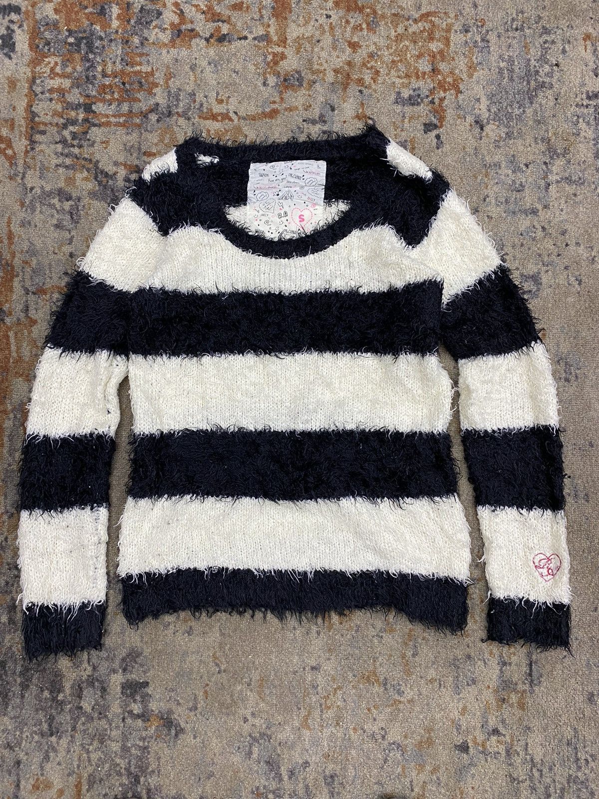If Six Was Nine × Japanese Brand Fuzzy Mohair Grunge repipi armario Kurt Cobain Style Size US S / EU 44-46 / 1 - 9 Thumbnail