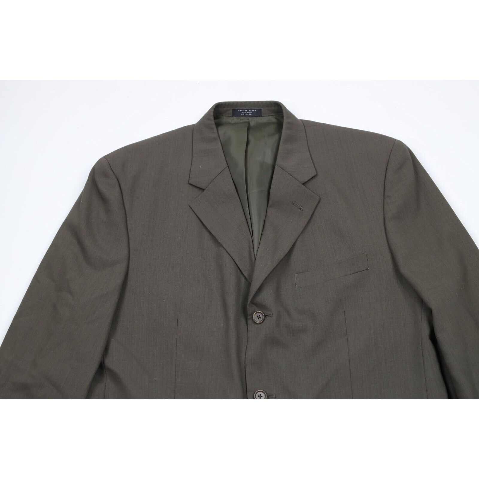 Vintage Vintage Streetwear Athletic Fit 2 Piece Wool Wedding Suit Size 42R - 3 Thumbnail