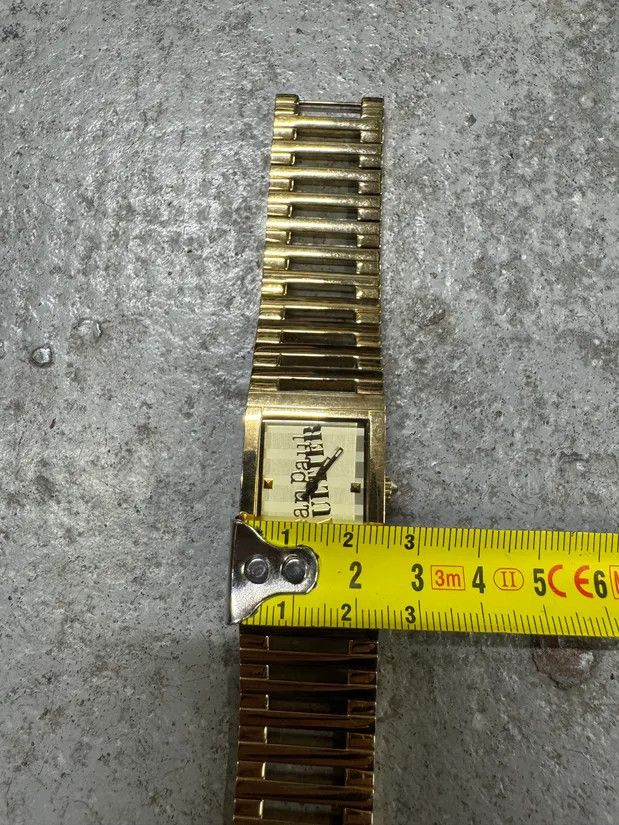 Jean Paul Gaultier × Vintage 2000s Jean Paul Gaultier Golden Rail Watch Size ONE SIZE - 9 Thumbnail