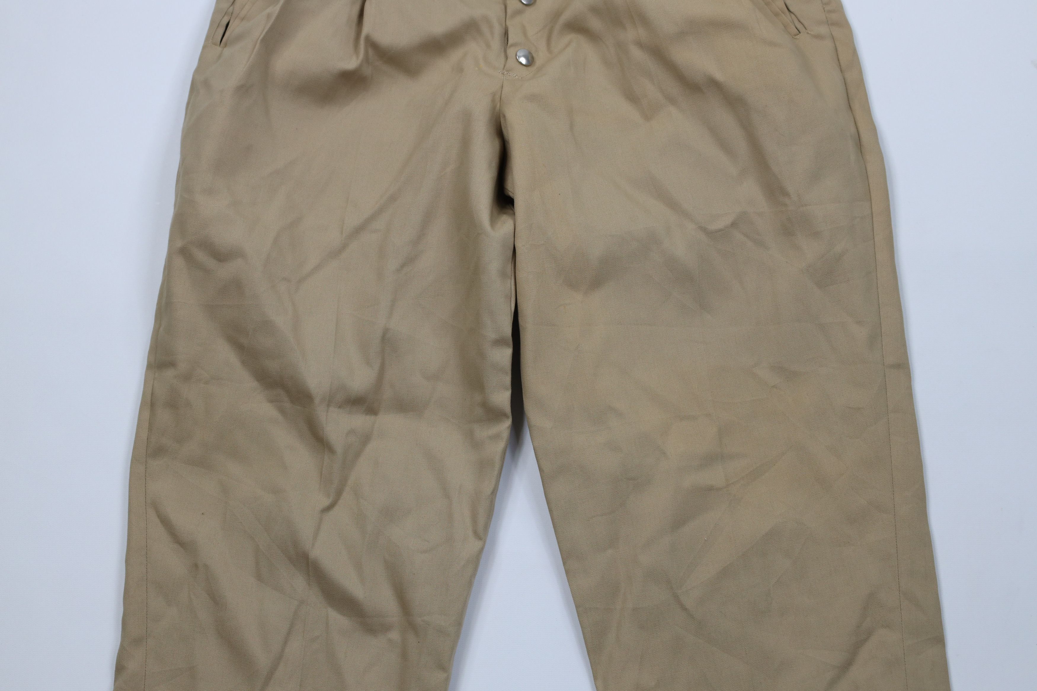 Vintage Vintage 90s Streetwear Custom Made Snap Button Chino Pants Size US 30 / EU 46 - 3 Thumbnail