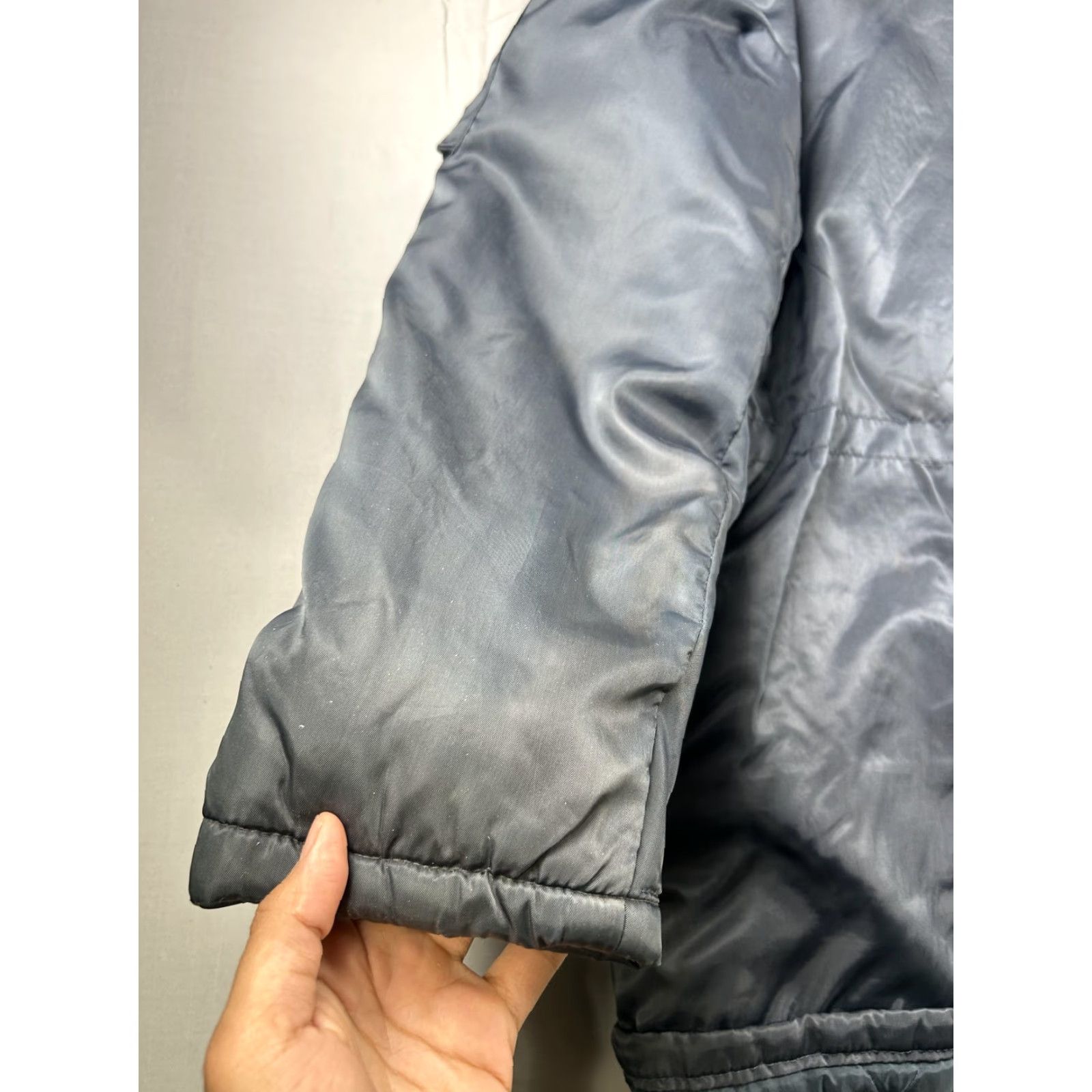 Sears VINTAGE Sears Work 'N Leisure Coat Mens M Blue Nylon Parka Fur Collar 70s Size US M / EU 48-50 / 2 - 8 Thumbnail