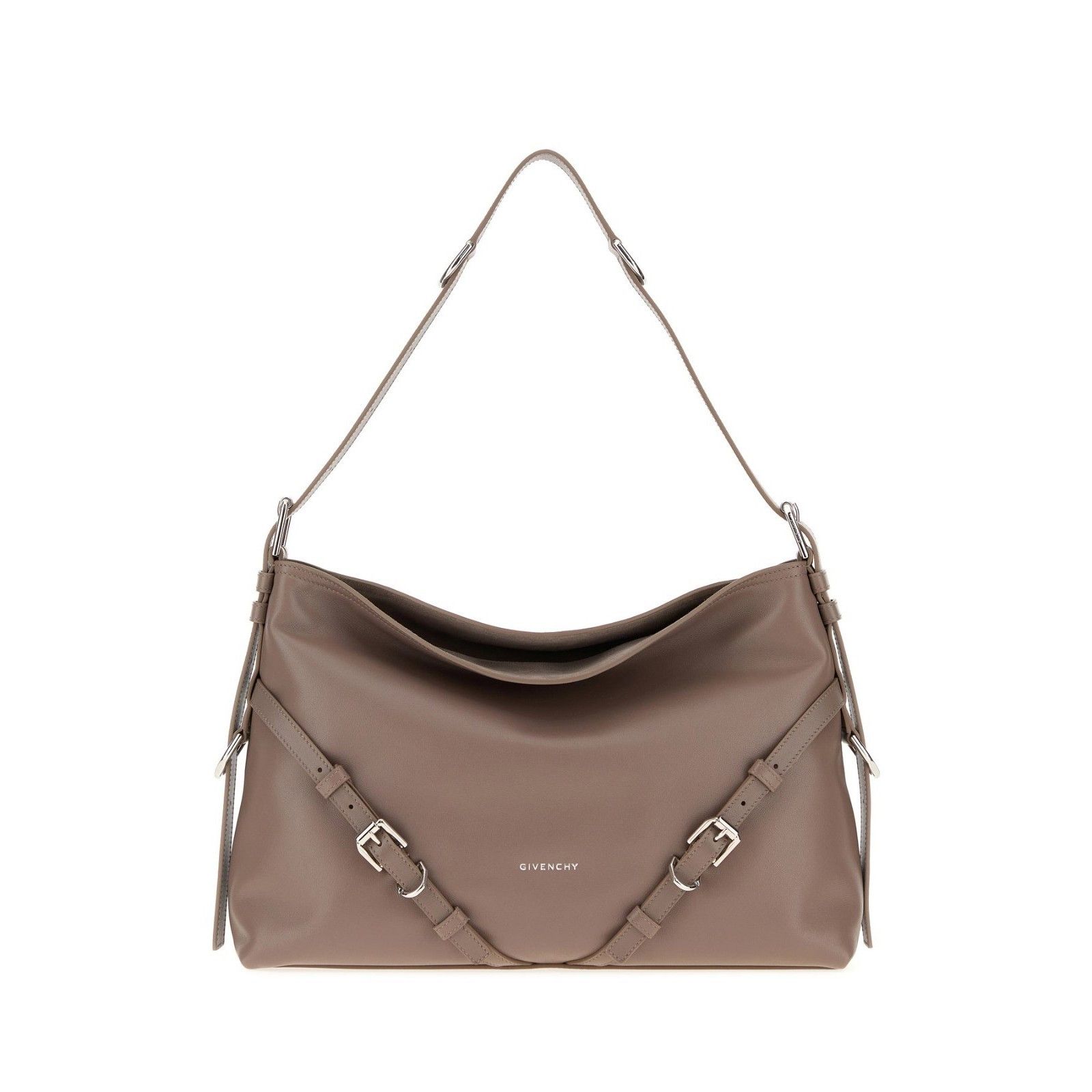 Givenchy GIVENCHY Voyou Grey Medium Shoulder Bag New & Authentic Size ONE SIZE - 1 Thumbnail