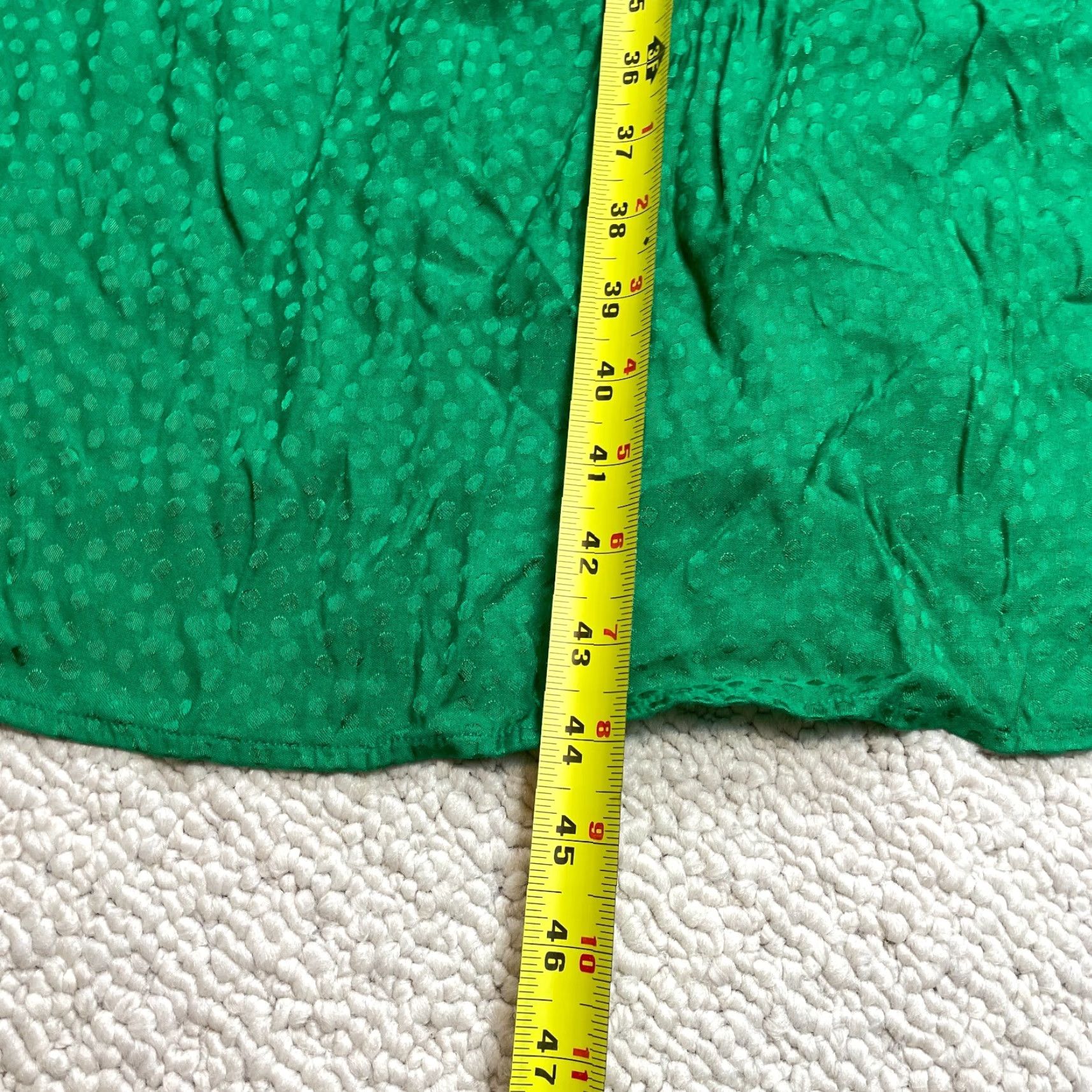 Bcbgmaxazria VINTAGE BCBGMAXAZRIA Maxi Dress Womens XS Green Asymetric Sleeve Long Belted Tie Ladies Size XS / US 0-2 / IT 36-38 - 3 Thumbnail