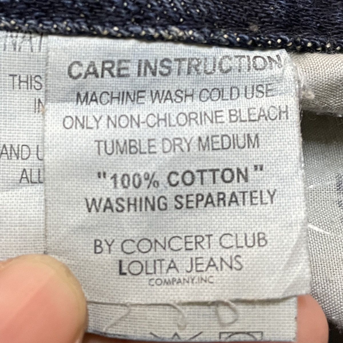 Japanese Brand Rare Design Vintage Japanese Brand Lolita Jeans 1990s Size US 31 - 11 Thumbnail
