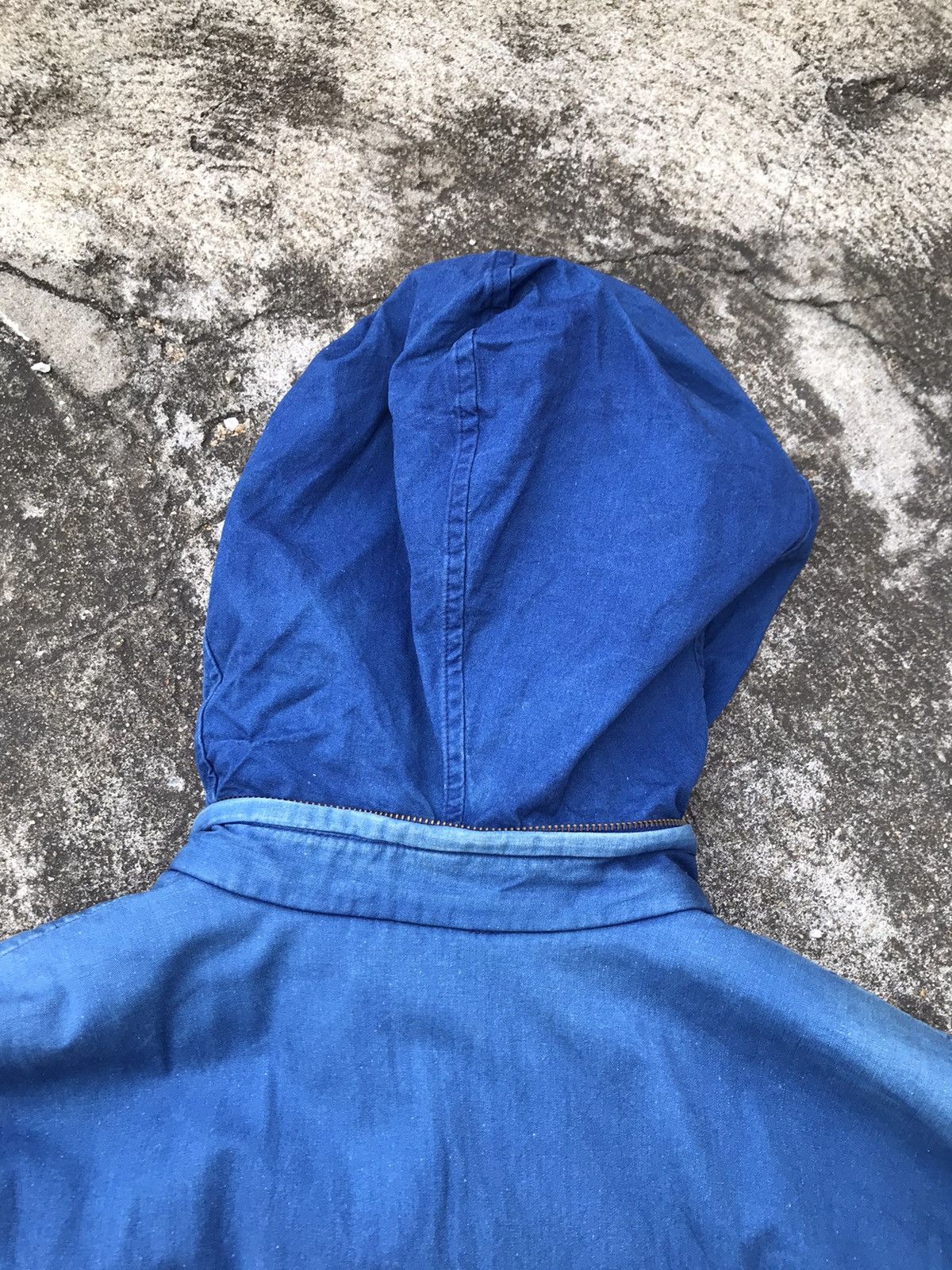 Issey Miyake Issey Miyake Plantation Indigo Hoodie Jacket Size US M / EU 48-50 / 2 - 18 Thumbnail