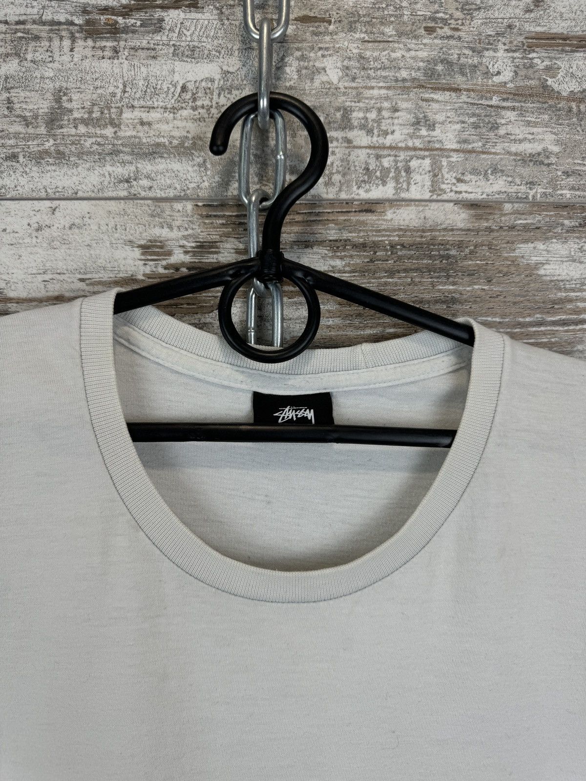 Stussy × Vintage Mens Vintage Stussy T-shirt distressed tee y2k rare big logo Size US L / EU 52-54 / 3 - 5 Thumbnail