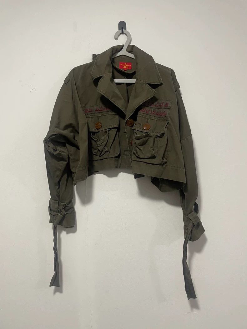 Vivienne westwood Jersey Red Label Strap Cropped Jacket 25