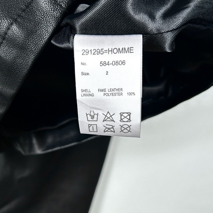 291295=Homme 🔻291295 = Homme Faux Leather Coaches Jacket🔻 Size US M / EU 48-50 / 2 - 6 Thumbnail
