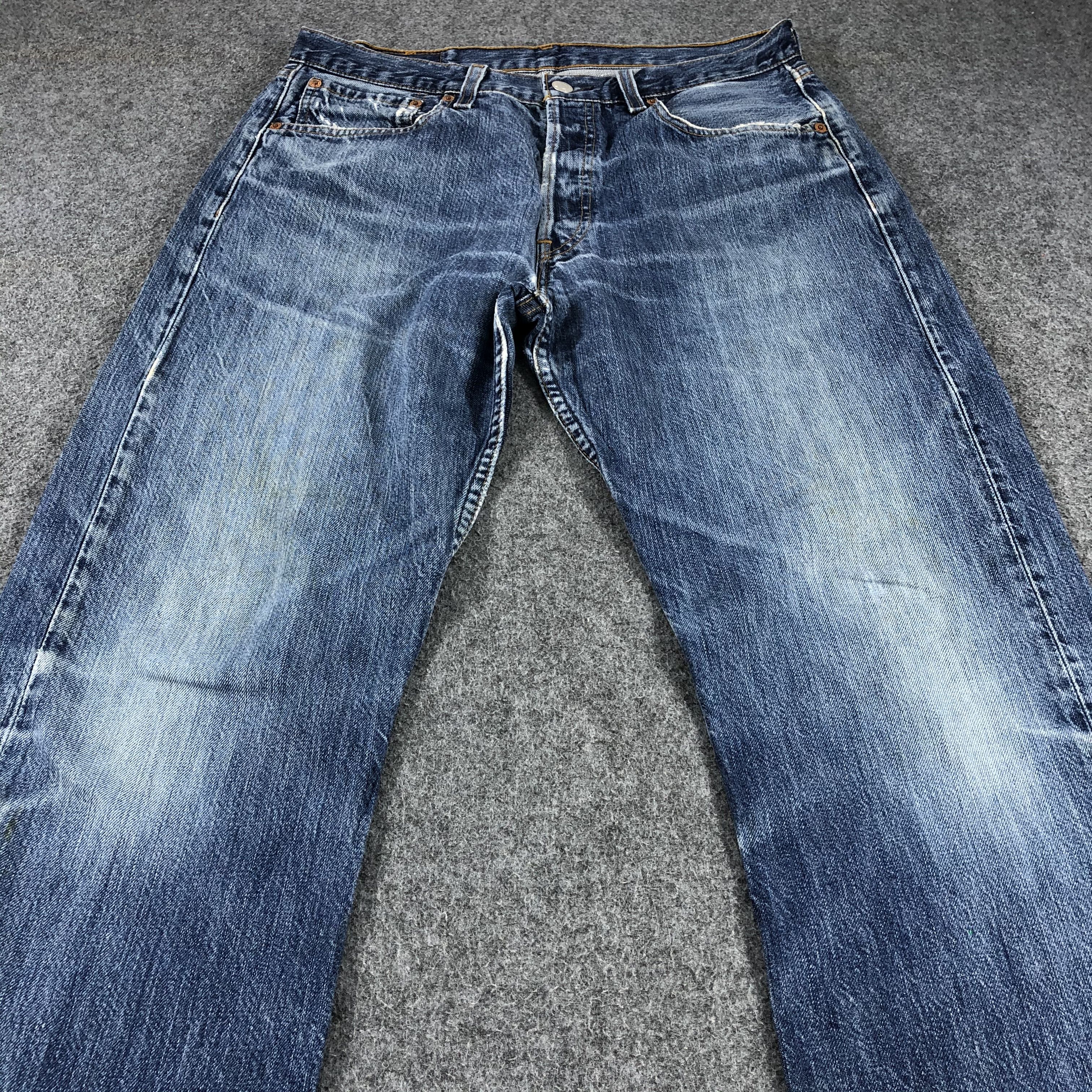 Levi's Vintage 90s Levis Jeans Lot 501-JM964 Size US 31 - 3 Thumbnail