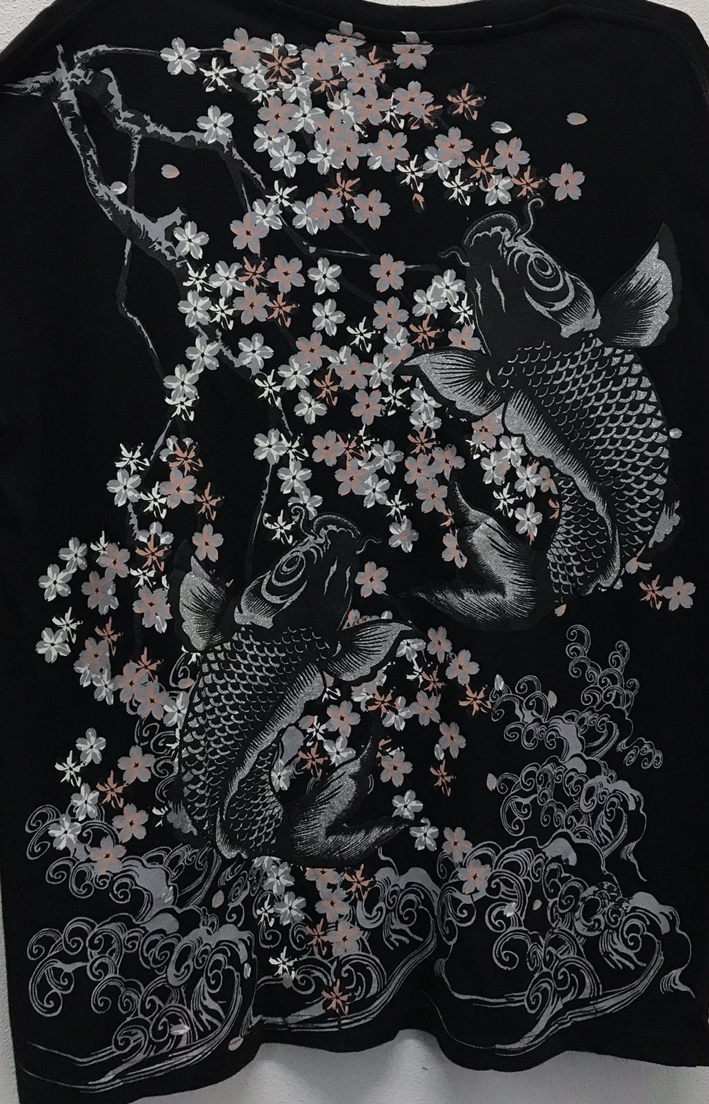 Japanese Brand × Vintage Vintage Fish Koi Sukajan Long Sleeve Shirt Size US XXL / EU 58 / 5 - 3 Thumbnail