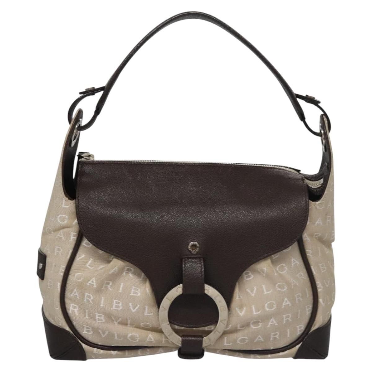 Bvlgari Bvlgari B.Zero1 Logomania Bag Canvas with Leather Size ONE SIZE - 1 Thumbnail