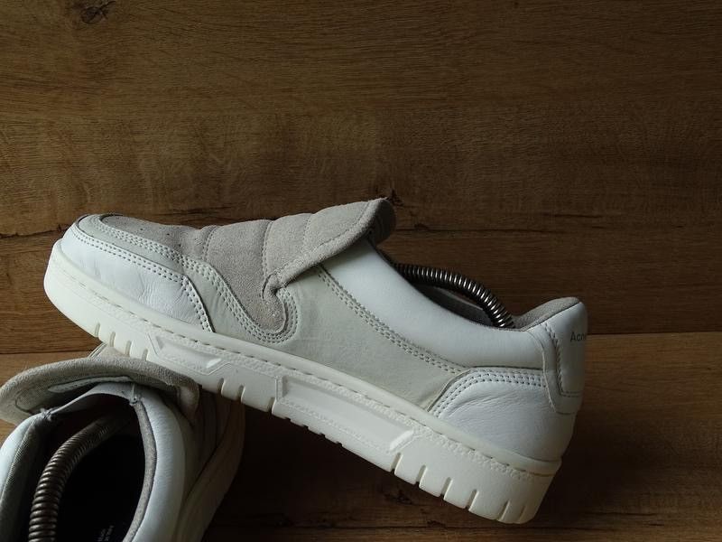 Acne Studios Acne studios slip mix gray white trainer shoes 37 eu Size US 6.5 / IT 36.5 - 5 Thumbnail