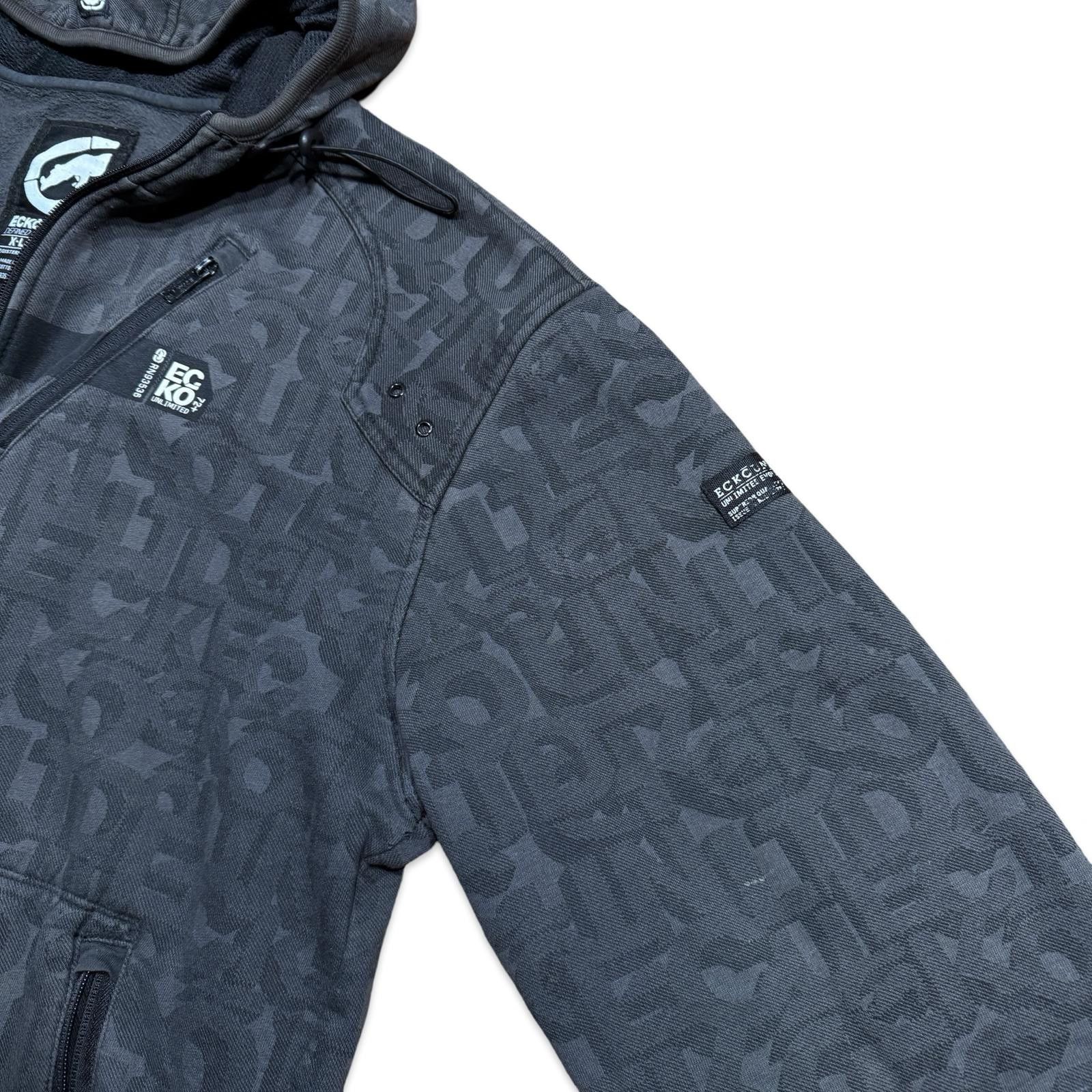 Ecko Unltd. Ecko Unltd Y2K All Over Logo Zip-Up Hoodie Size US XL / EU 56 / 4 - 3 Thumbnail