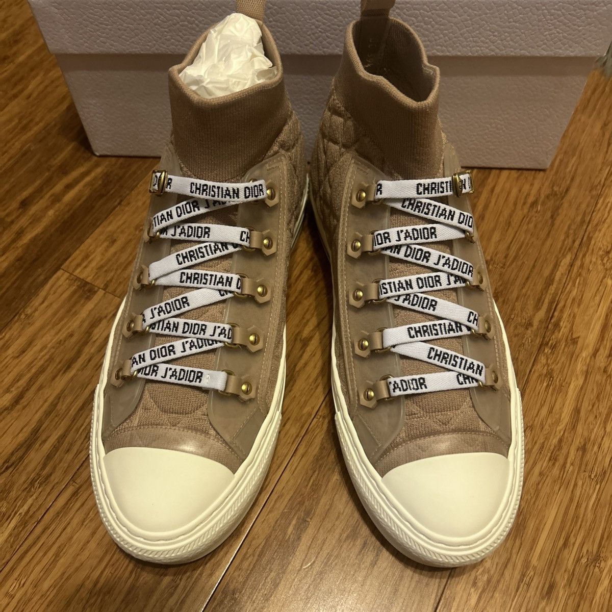 Dior Dior WALK'N'DIOR SNEAKER Nude Macrocannage Technical Mesh Size US 9.5 / IT 39.5 - 4 Thumbnail