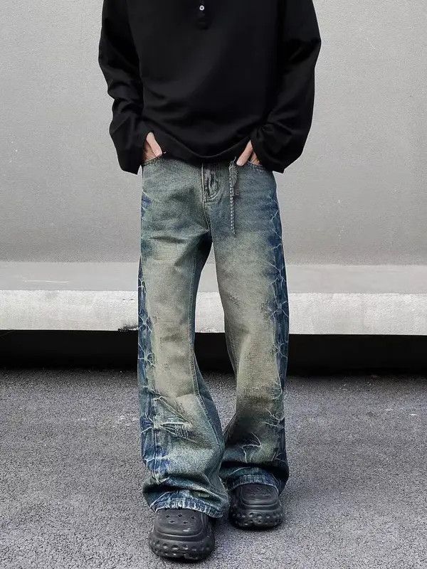 VIBE Street vintage washed and distressed baggy jeans Size US 30 / EU 46 - 4 Thumbnail
