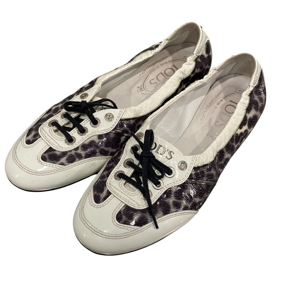 Tod's Tod's Tod’s Leopard Patent Leather Driving Shoes Enamel Shoes DUTY FREE for USA Size ONE SIZE - 1 Thumbnail