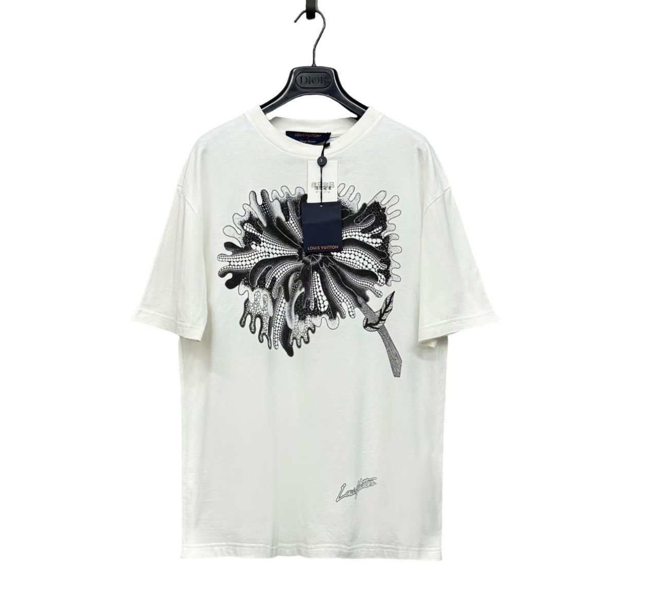 Louis Vuitton Louis Vuitton x Yayoi Kusama Flower Logo T-Shirt Size M Size US M / EU 48-50 / 2 - 1 Thumbnail