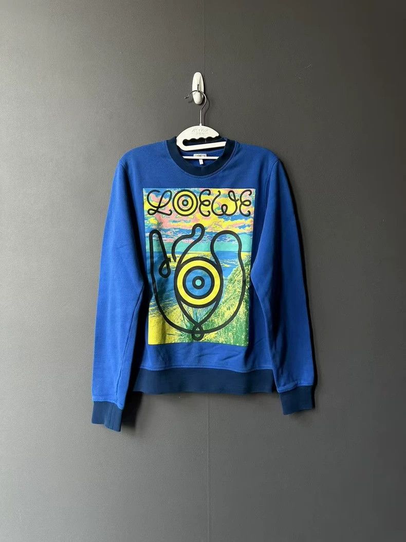 Loewe LOEWE Oil painting sweater Size S / US 4 / IT 40 - 1 Thumbnail