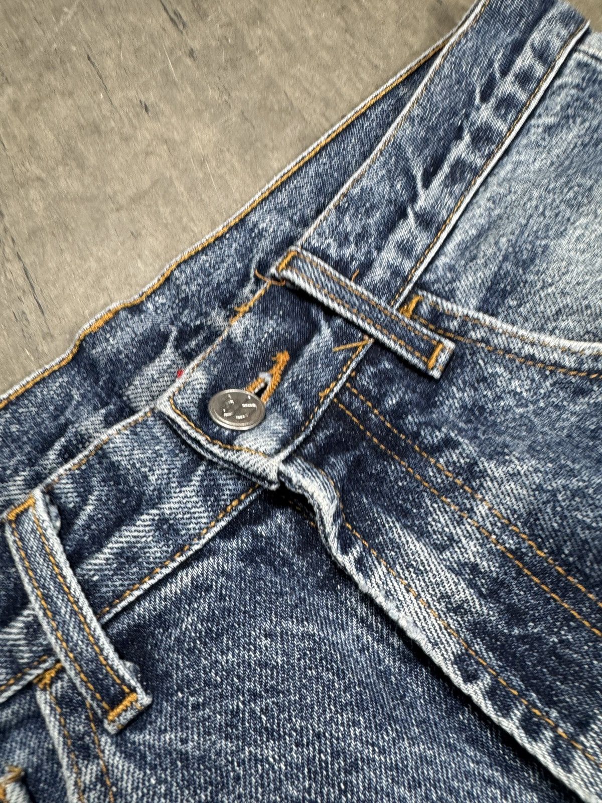 Vintage ᶠᵃⁿᶜʸᵍᵘʸ Vintage Baggy Washed Denim Jeans Wide leg Y2K Size US 34 / EU 50 - 5 Thumbnail