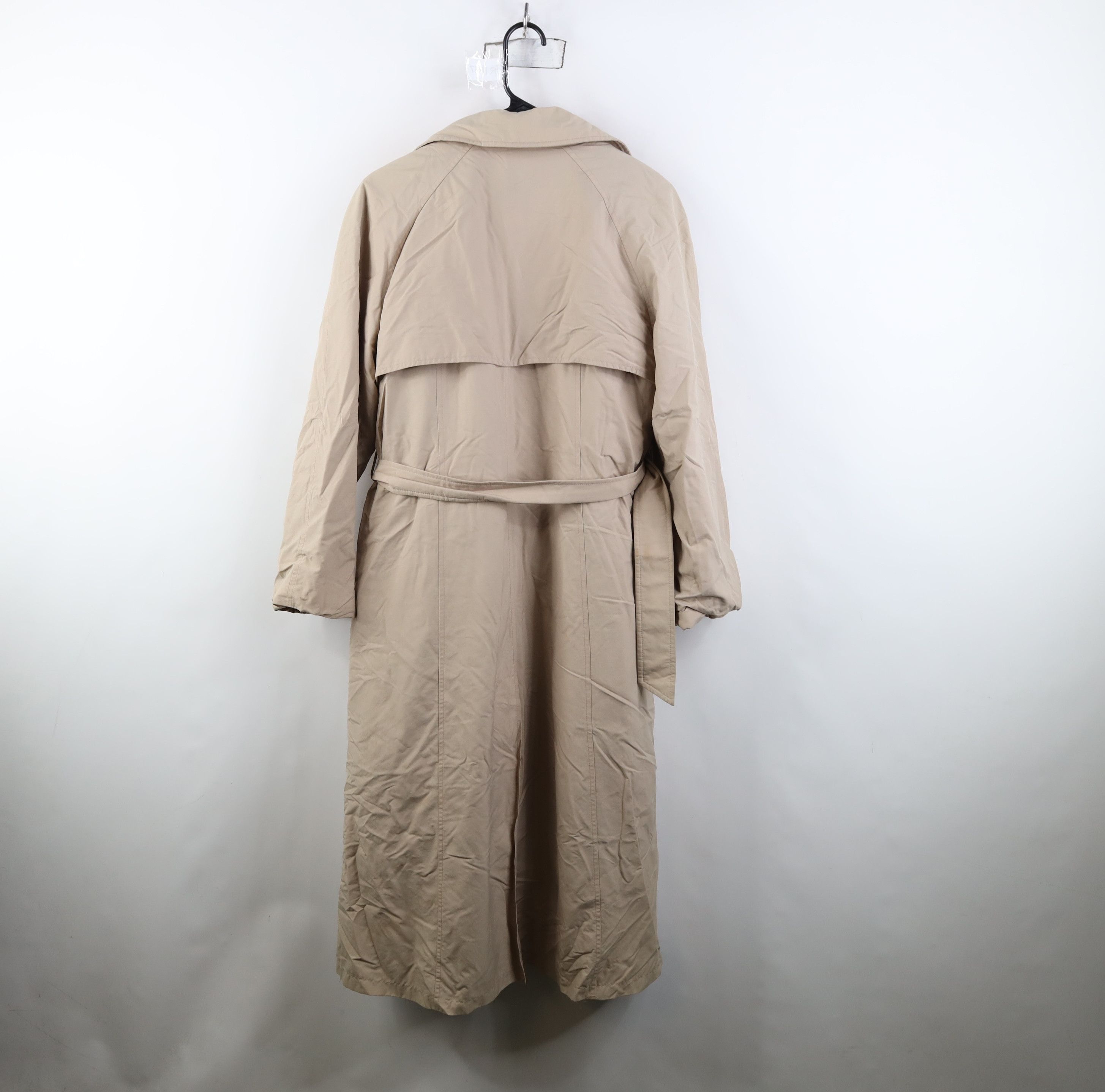 Orvis Vintage 70s 80s Orvis Lined Belted Trench Coat Jacket Beige Size XL / US 12-14 / IT 48-50 - 11 Thumbnail