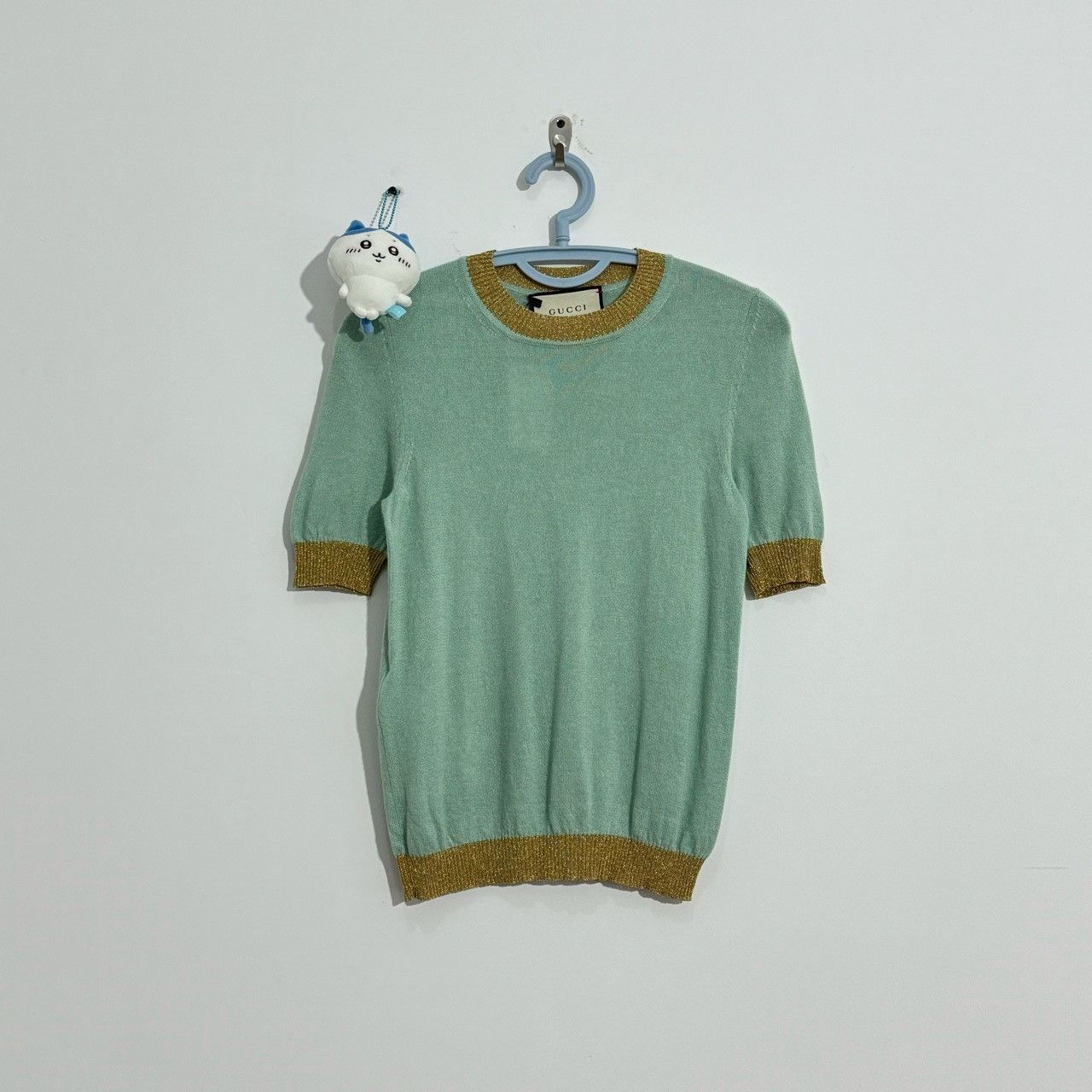 Gucci Gucci gold-edged knitted short sleeves 2501-Nextarrow Size US XS / EU 42 / 0 - 1 Thumbnail