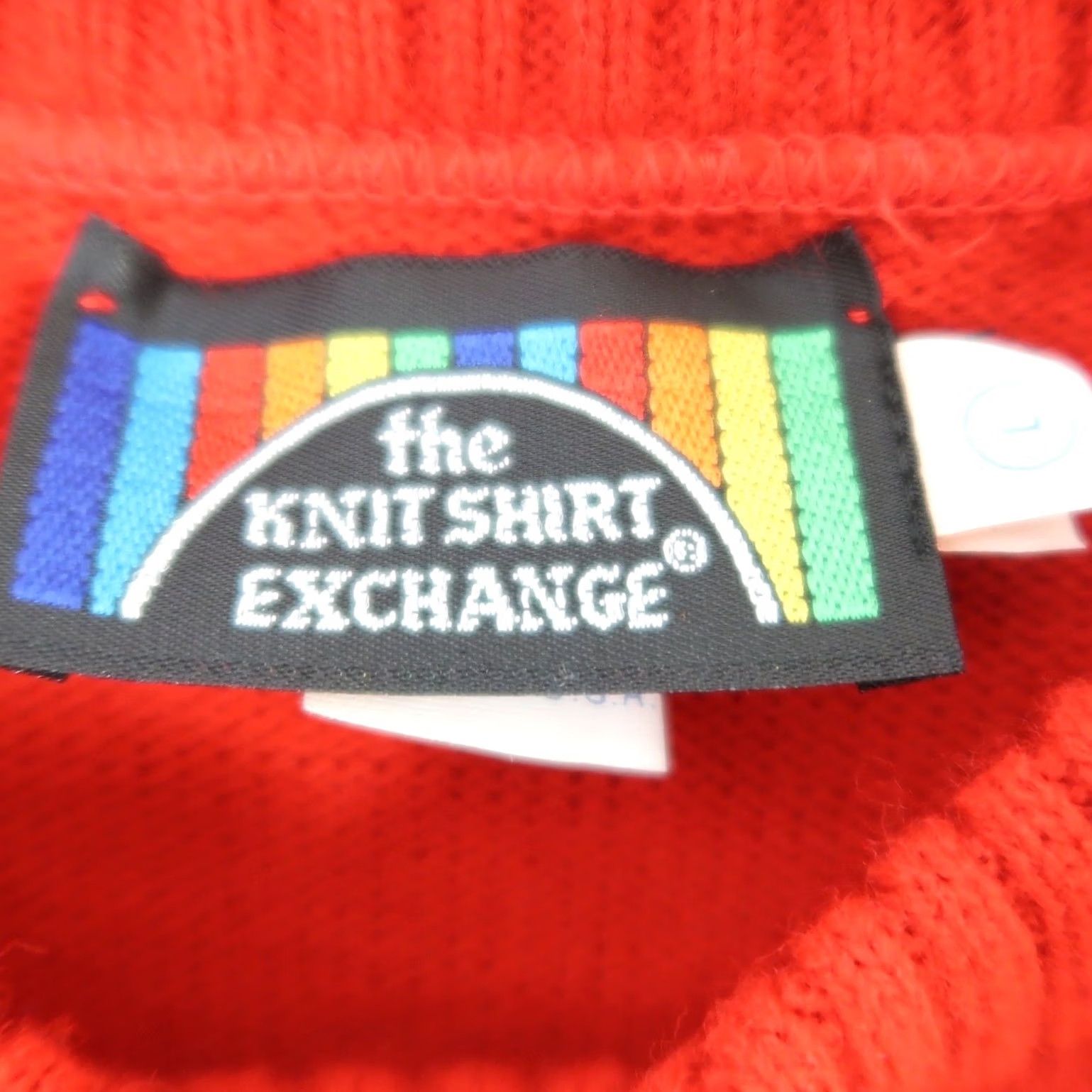 Vintage VINTAGE The Knit Shirt Exchange red Coca-Cola knit sweater Mens L Shirt Size US L / EU 52-54 / 3 - 6 Thumbnail