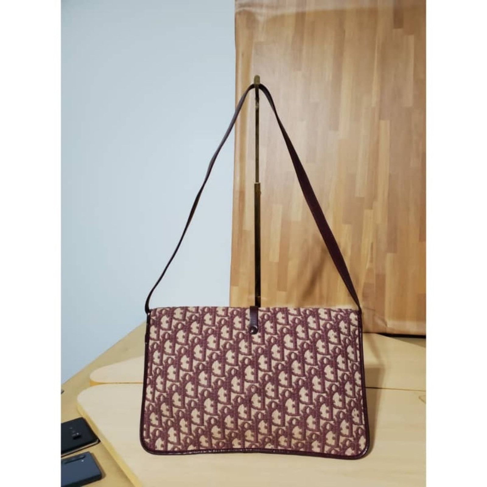 Dior Authentic CHRISTIAN DIOR Vintage Saddle Clutch Shoulder Bag Size ONE SIZE - 4 Thumbnail