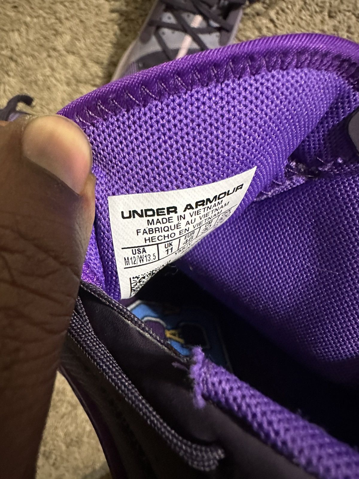 Under Armour Vintage Under Armour Curry 7 2022 size 12 Size US 12 / EU 45 - 9 Thumbnail
