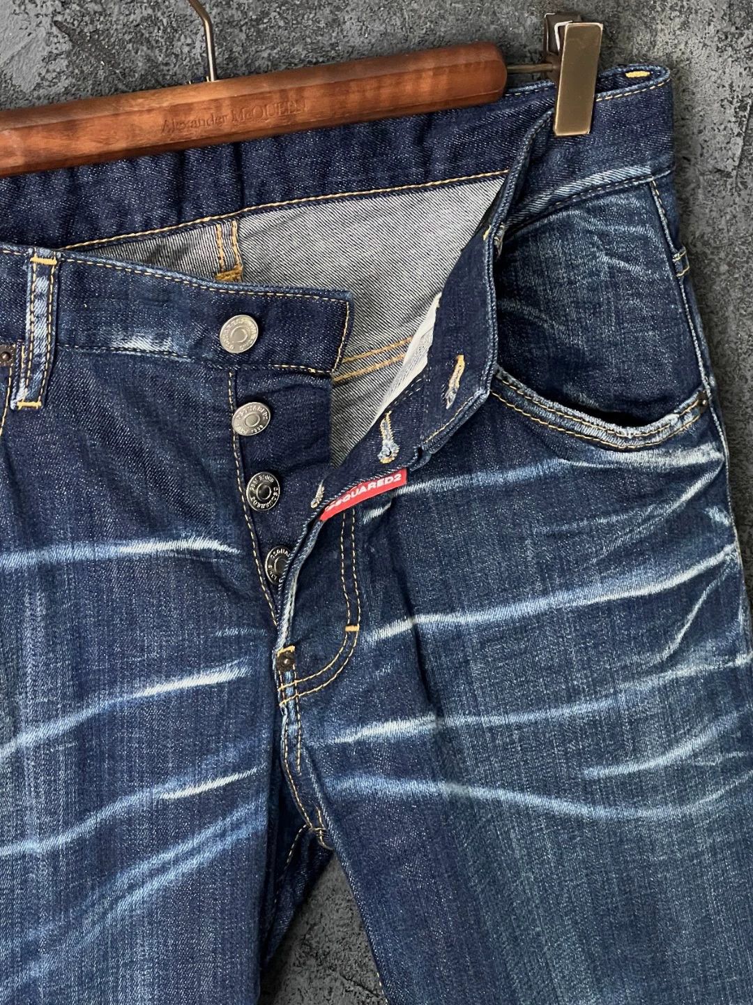 Dsquared2 DSQUARED2 blue cotton jeans 46/50 Size 34" / US 12 / IT 48 - 5 Thumbnail