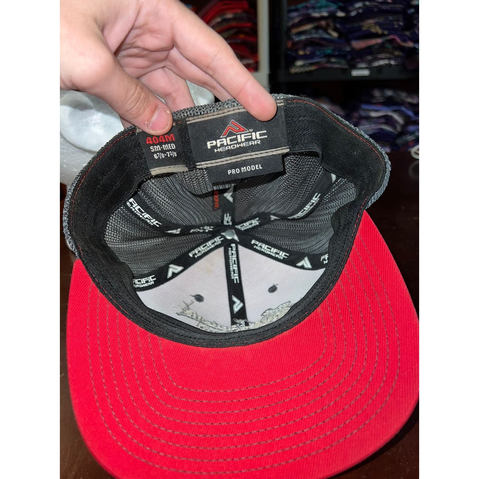 Pacific and Co. Carpet Cleaning Hat Cantrells Cap Headwear Red Size ONE SIZE - 6 Thumbnail