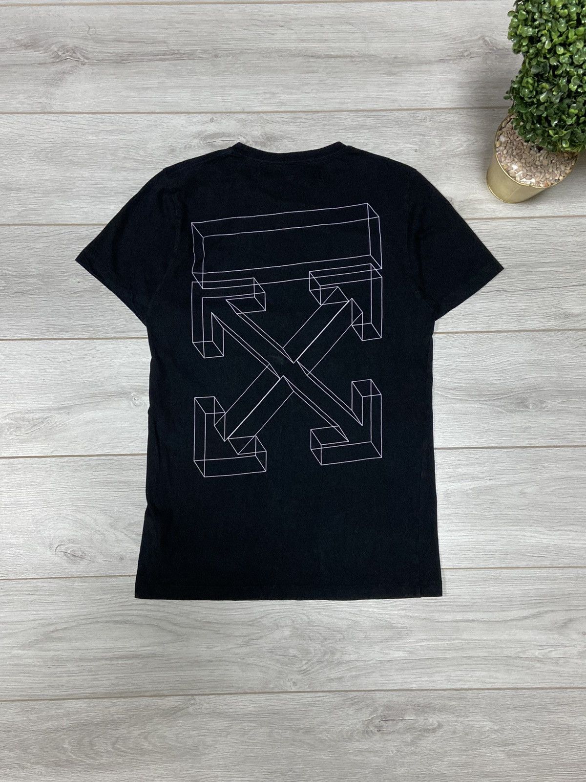 Off-White Off-white 3d arrows big print tee Size US M / EU 48-50 / 2 - 1 Thumbnail