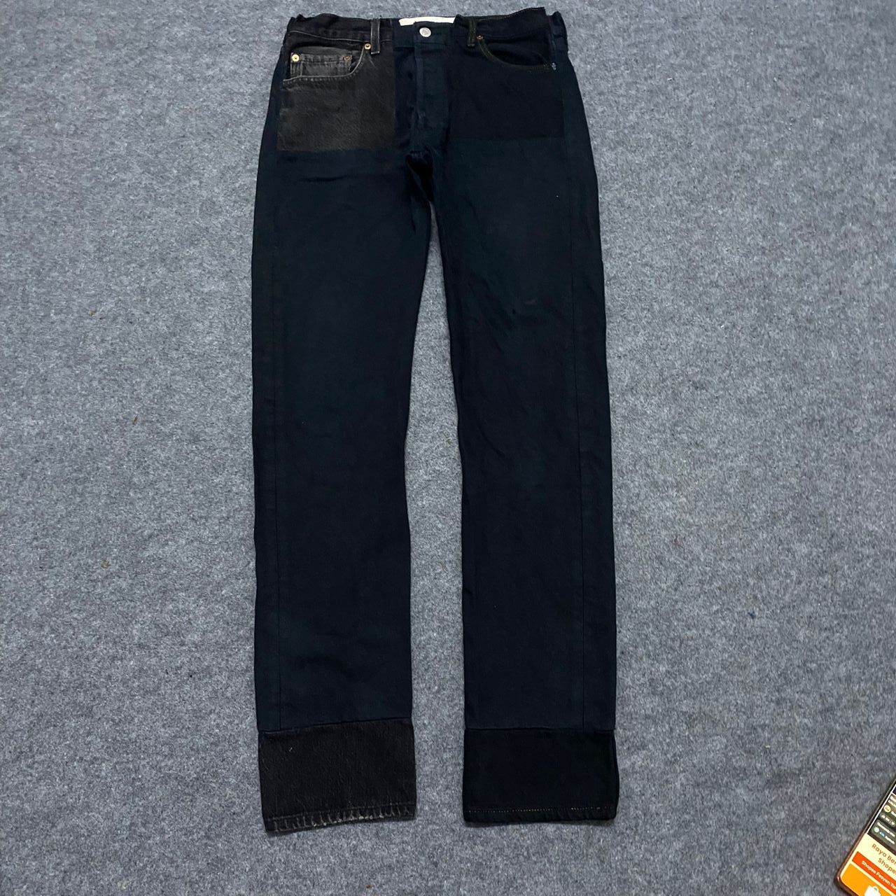 Levi's Vintage Levis QBISM Pour Edifice Patchwork Denim Size US 31 - 1 Thumbnail
