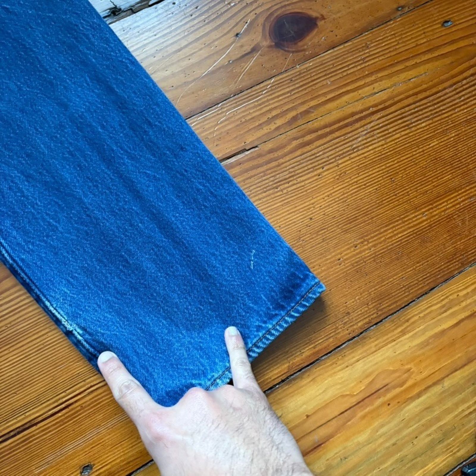 Levi's Levi’s 501 Jeans Men’s 32X29 (32X32 Tag) Straight Denim Size US 32 / EU 48 - 9 Thumbnail