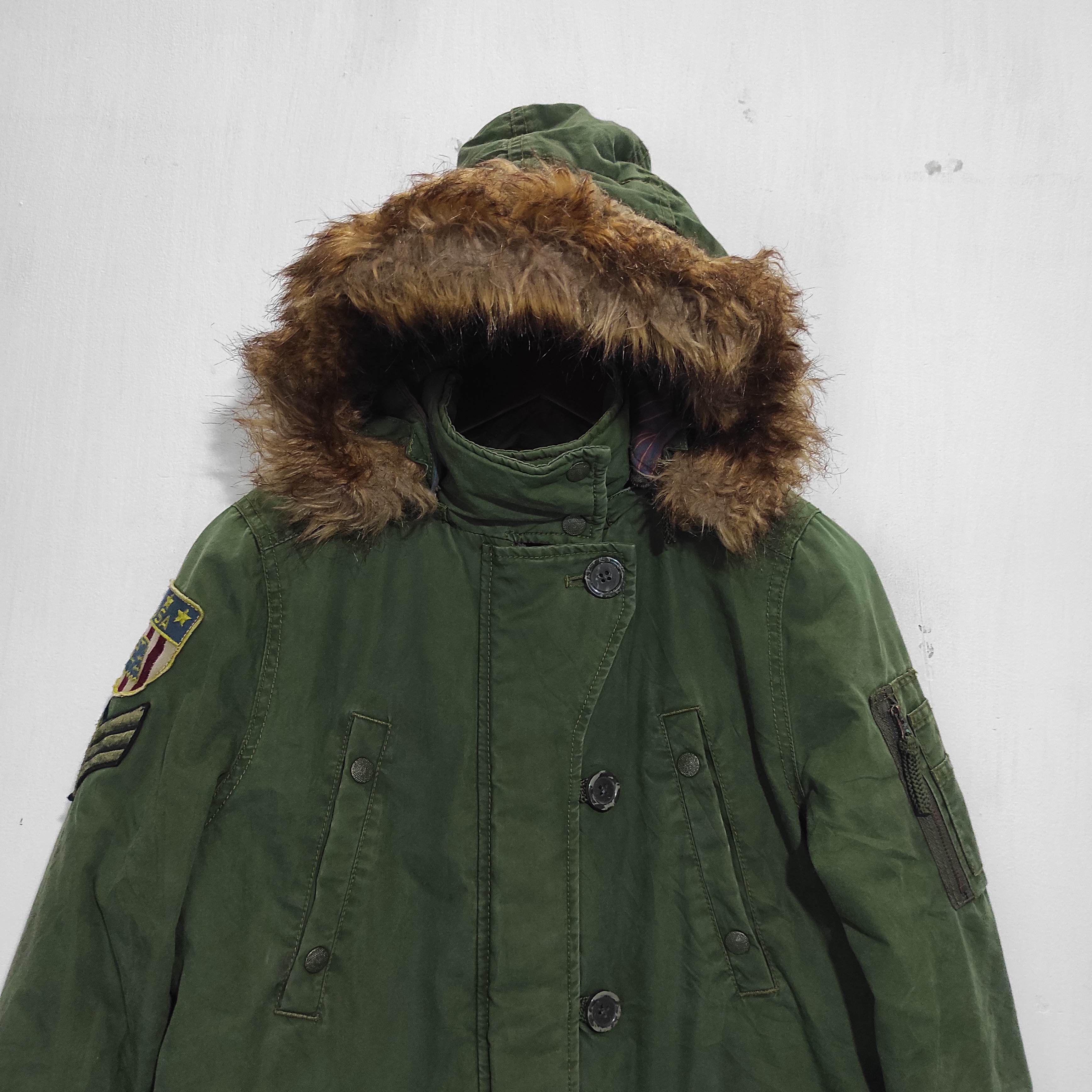 Levi's Vintage Clothing Vintage Levis US Military Parka Fur Hoodie Jacket Size US S / EU 44-46 / 1 - 4 Thumbnail