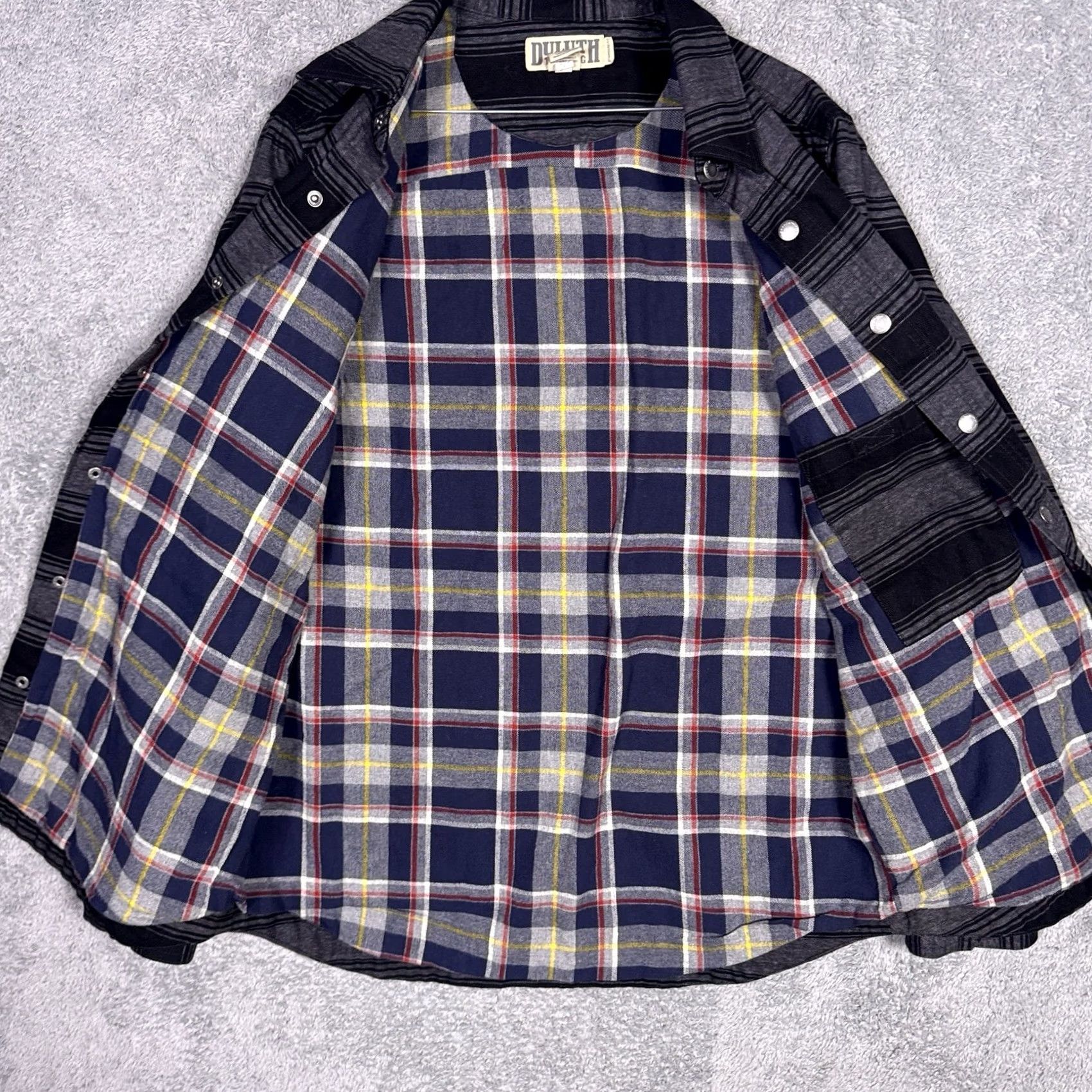 Duluth Trading Company Duluth Trading Fire Hose Jacket Mens M Plaid Utility Canvas Size US M / EU 48-50 / 2 - 6 Thumbnail