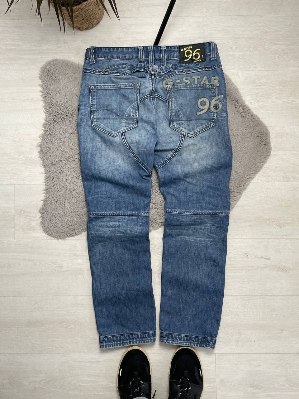 G-Star × Vintage G-Star Raw Vintage Jeans Big CENTER Logo 96 Y2k