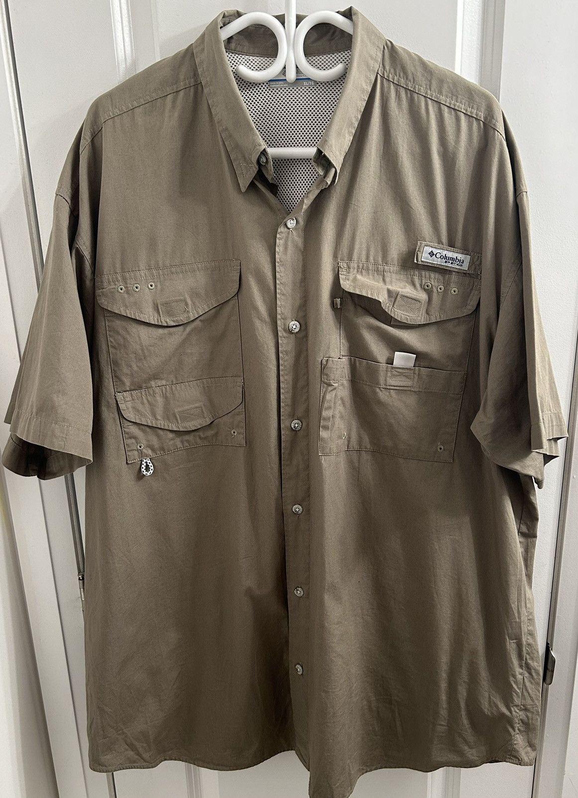 Columbia Columbia Fishing Gear Men’s Green Button Up Shirt Size XL Size US XL / EU 56 / 4 - 1 Thumbnail