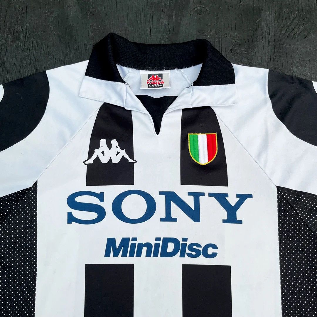 Kappa Juventus FC 1997/98 Vintage Kappa Sony Italy Football Jersey Size US L / EU 52-54 / 3 - 2 Thumbnail