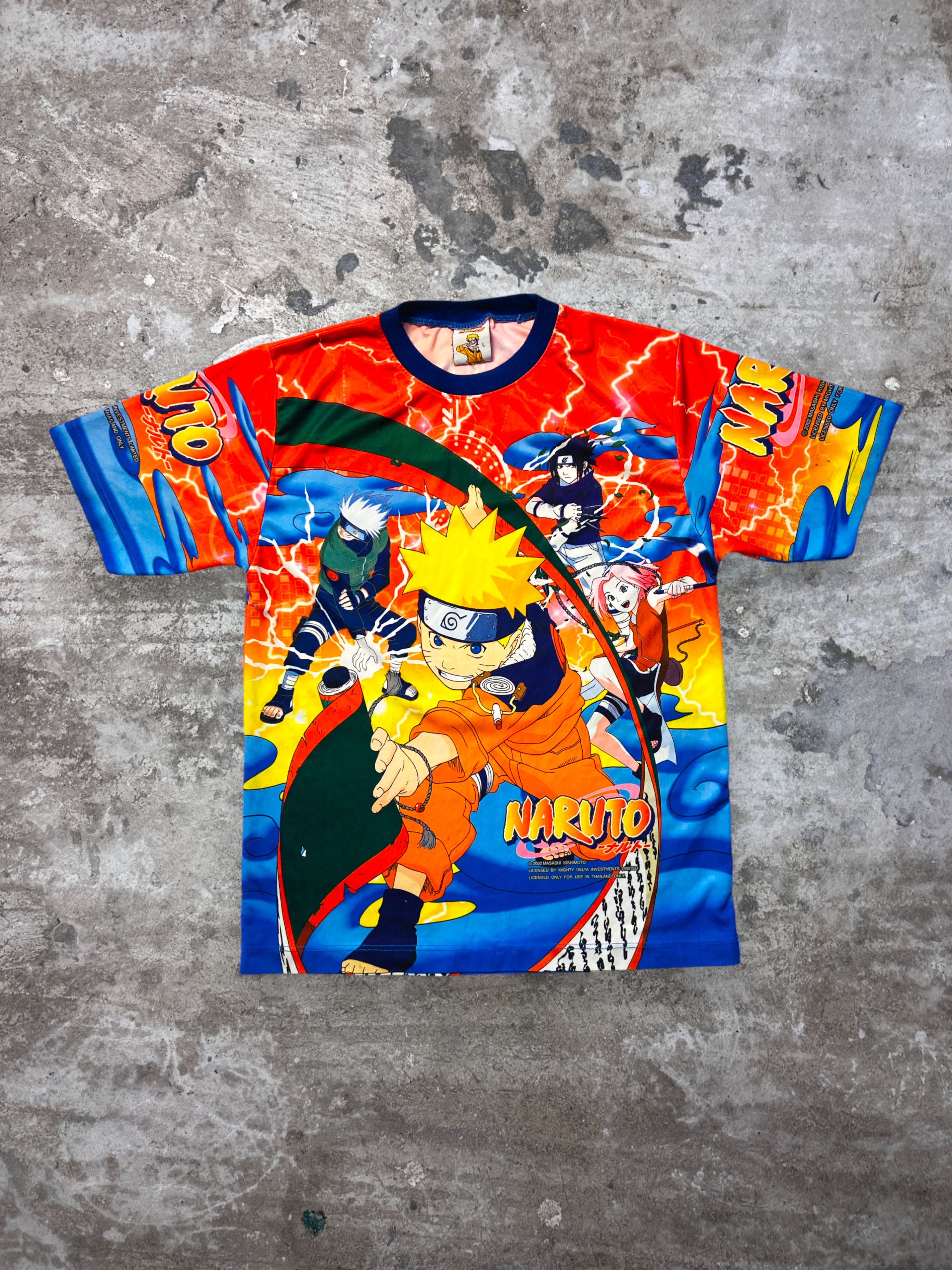 Anime NARUTO 2002 MASASHI KISHIMOTO RARE OVERPRINTED TEE - № 398 Size US S / EU 44-46 / 1 - 1 Thumbnail