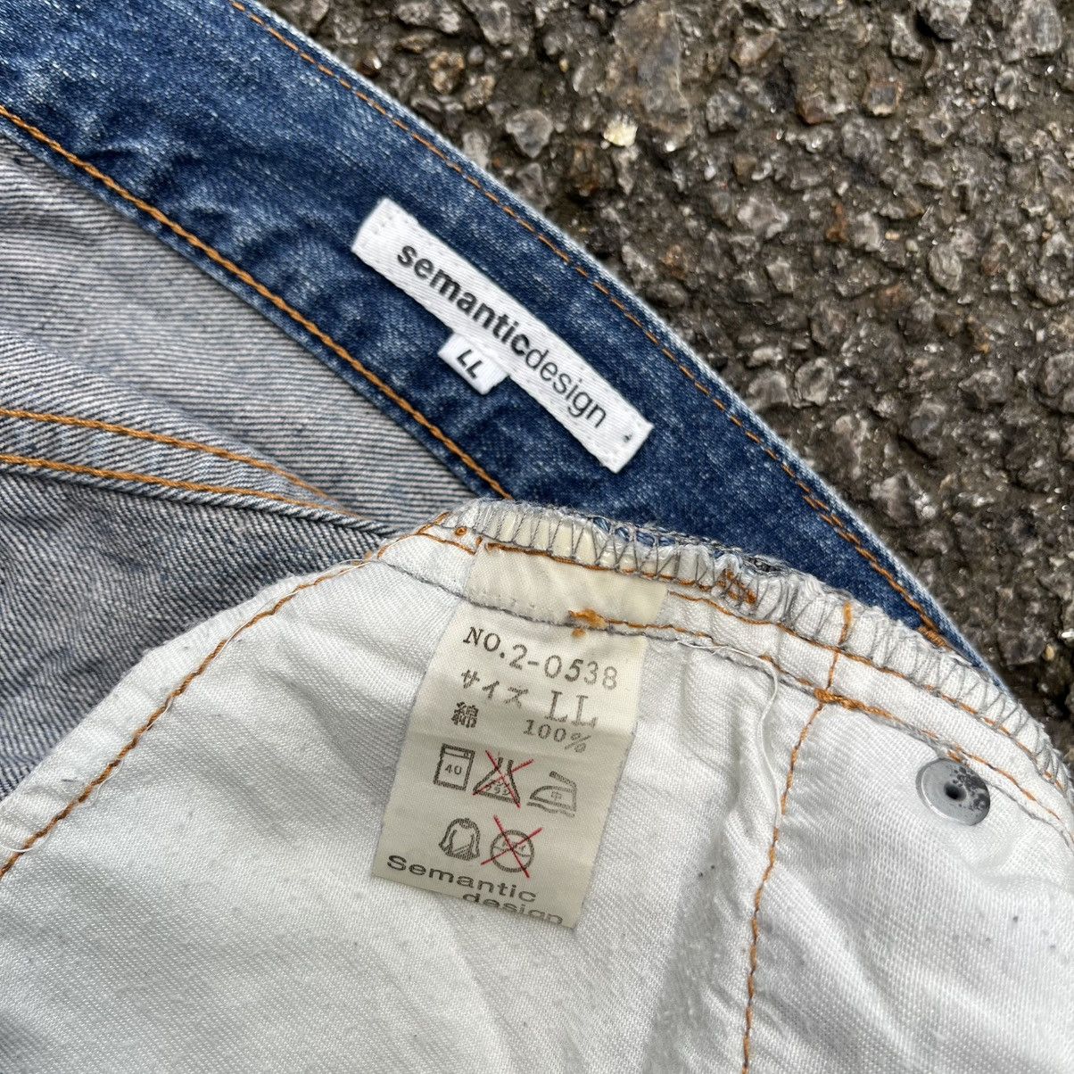 Hysteric Glamour Japanese Semantic Design Painted Denim Distressed Jeans Size US 32 / EU 48 - 8 Thumbnail