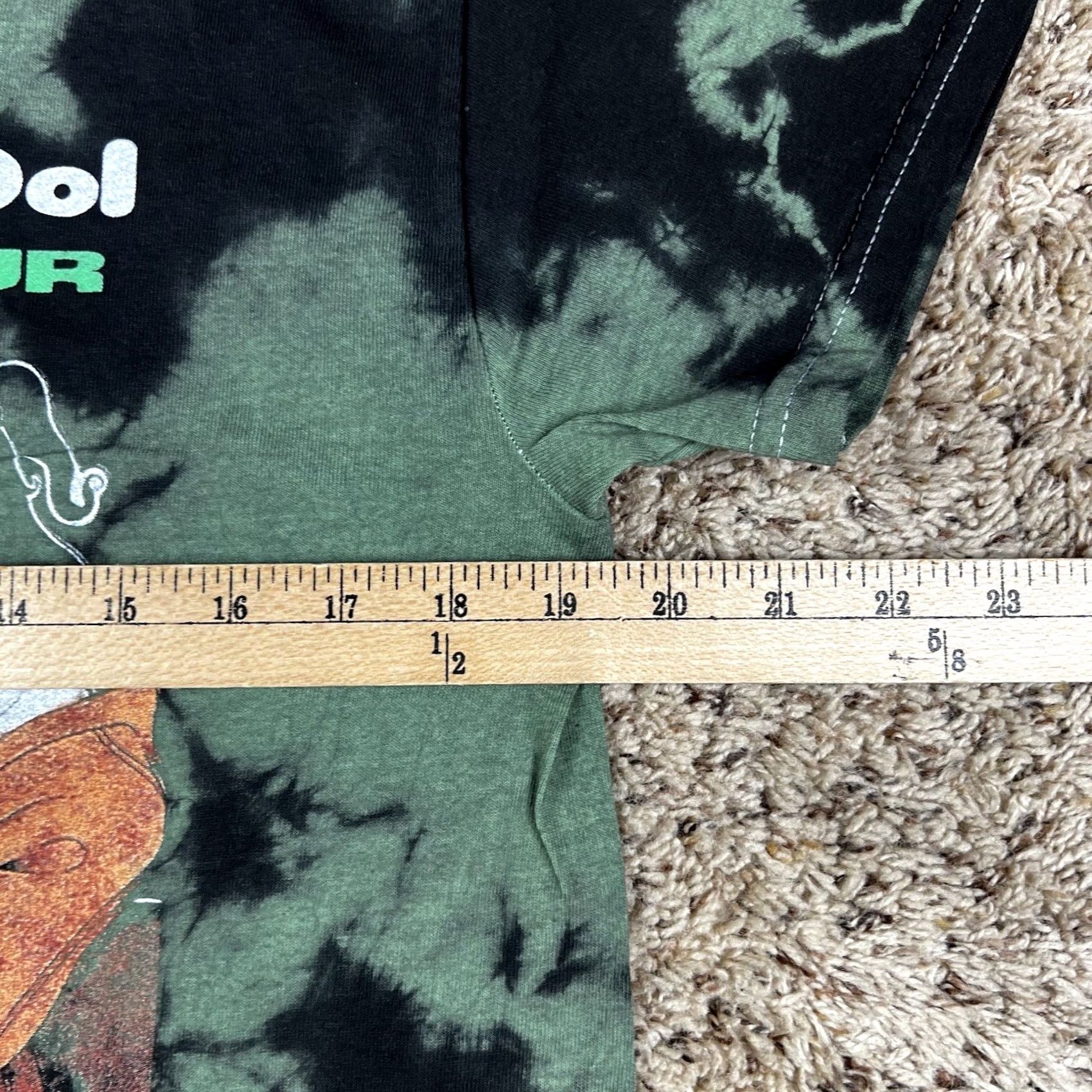 Vintage TLC Crazy Sexy Cool Green Tie Dye Graphic T-Shirt Size US M / EU 48-50 / 2 - 6 Thumbnail