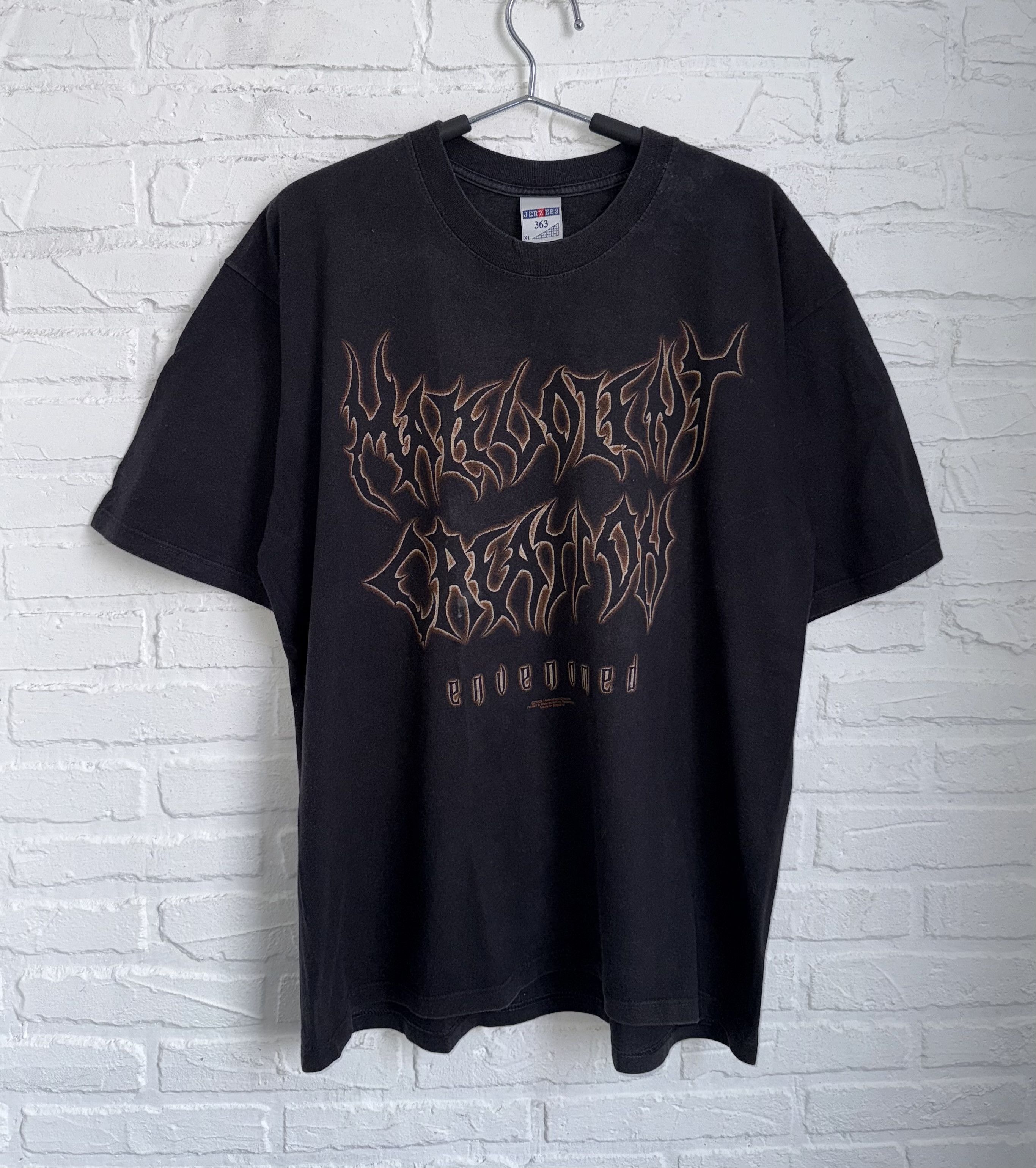 Vintage Malevolent Creation Envenomed European Tour tee